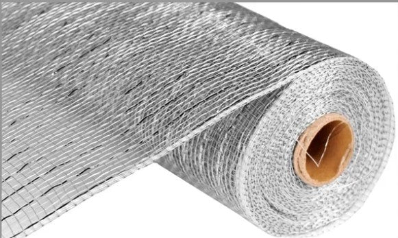 A roll of silver mesh with a brown end, likely used for insulation or other applications.