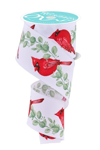 a roll of toilet paper with red birds on it