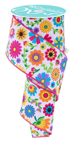 a multicolored flower pot holder on a white background