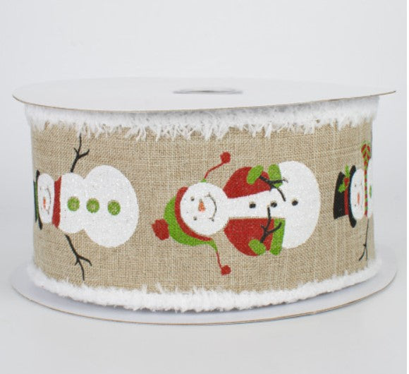a roll of christmas ribbon on a white background
