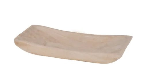 16"L x 8.25"W Paulownia Tray-Natural-AW9817
