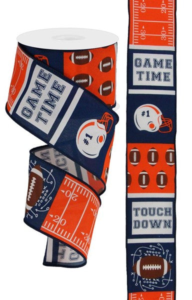 a roll of football themed tape with a football on it