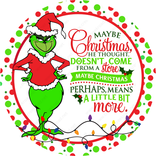 a christmas quote with an image of a grin