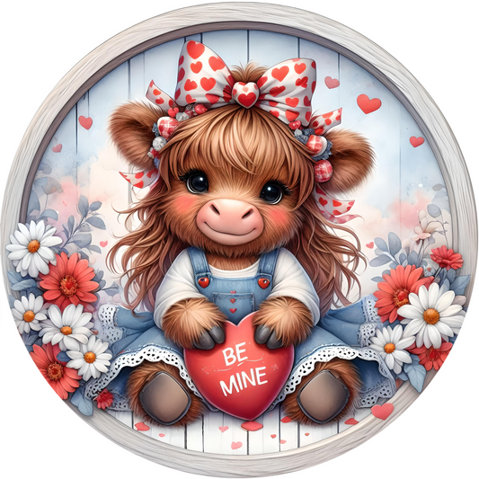 a painting of a teddy bear holding a heart
