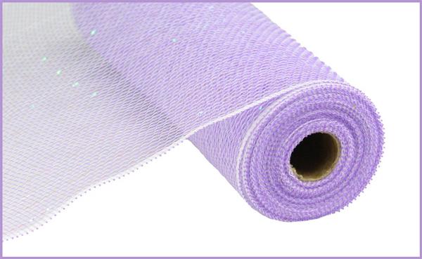 a roll of purple tulle on a white background
