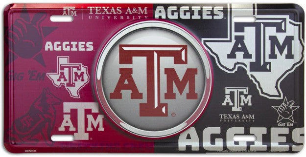 texas a & m aggies license plate