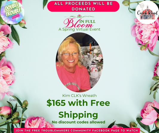 In Full Bloom Event-Kim CLK's Finished Wreath