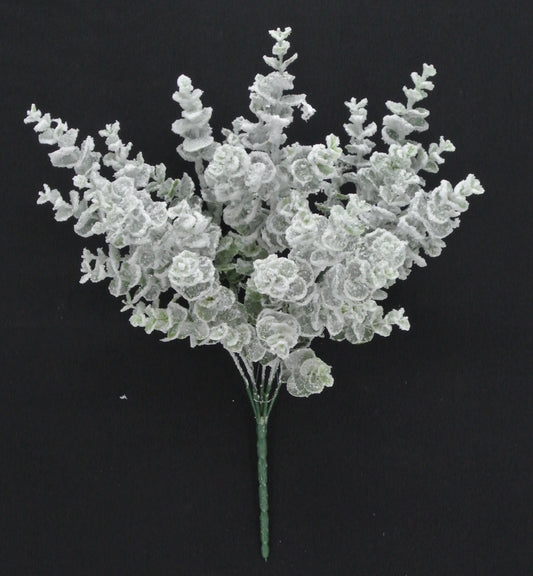 A bouquet of delicate white flowers with long stems, arranged against a dark background.