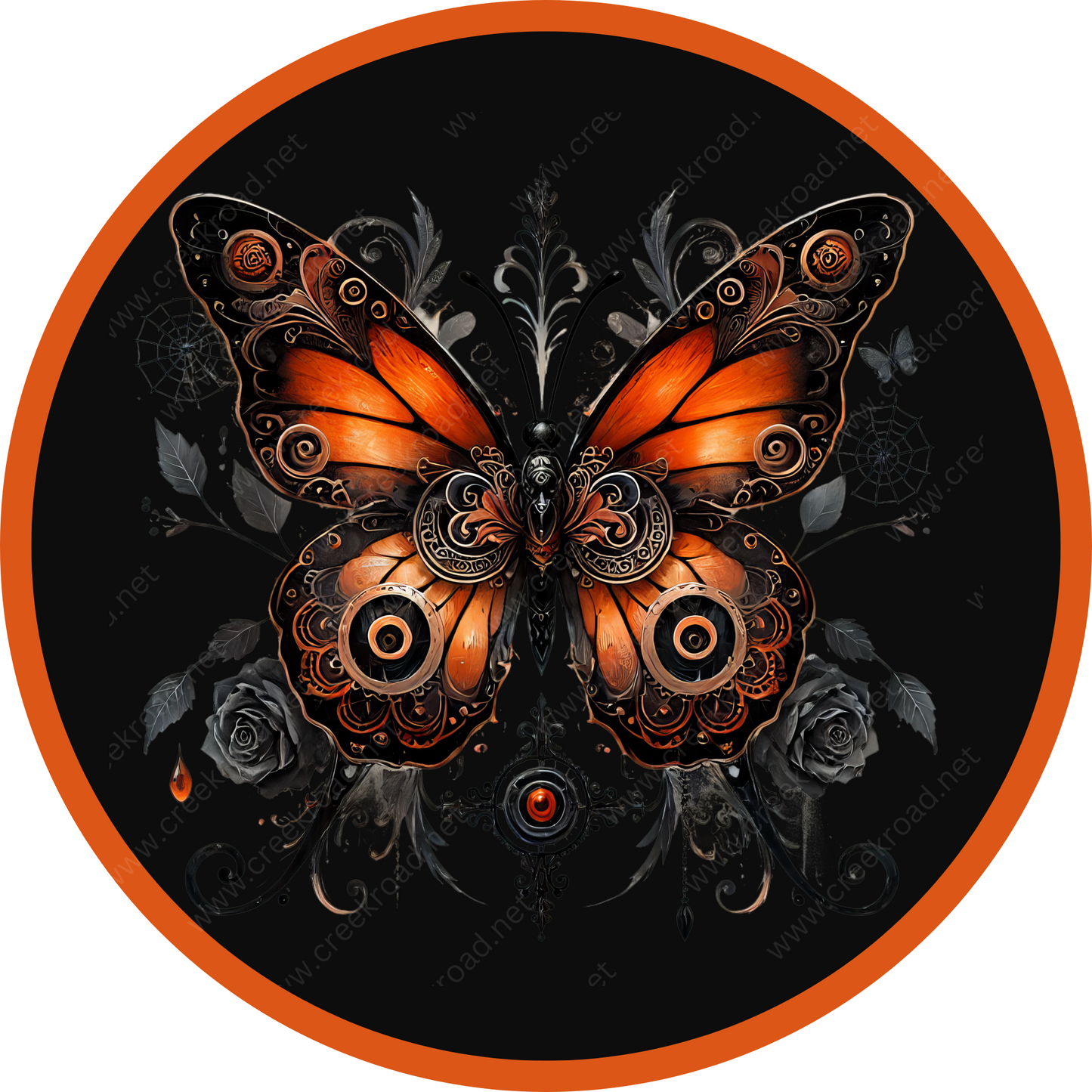 a picture of a butterfly on a black background