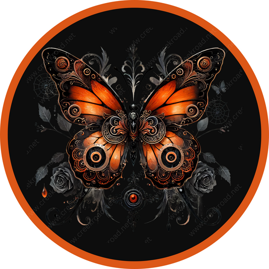 a picture of a butterfly on a black background