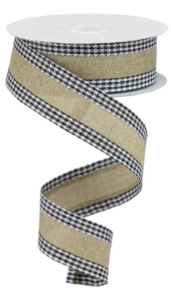 a black and white checkered ribbon on a white background