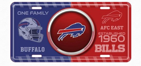 a buffalo and buffalo bills license plate