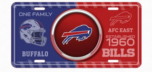 a buffalo and buffalo bills license plate