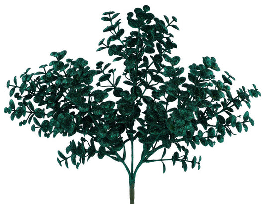 A lush, green plant with numerous small leaves and branches, creating a dense, verdant appearance.