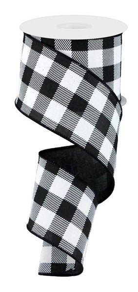 a black and white checkered ribbon on a white background