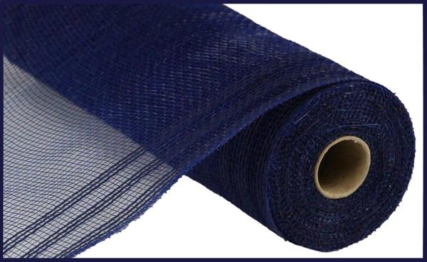 a roll of blue fabric with a white background