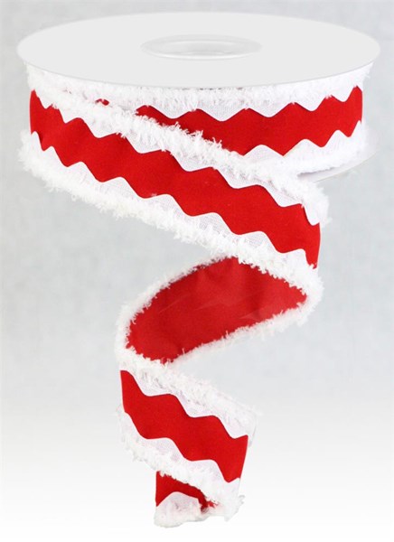 a roll of toilet paper with red and white stripes