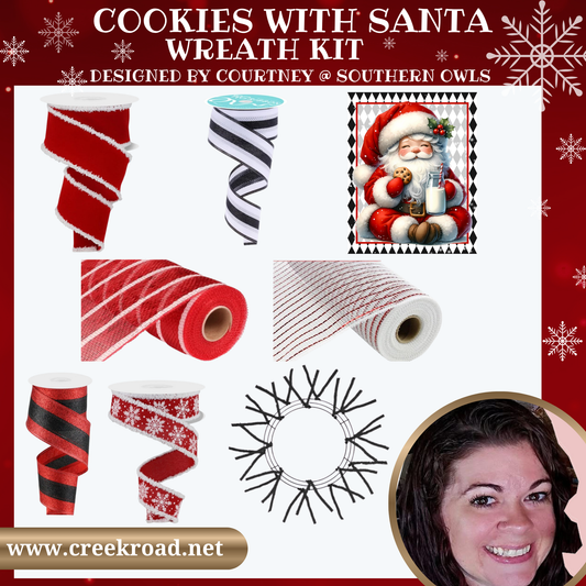 a picture of a woman next to some christmas decorations