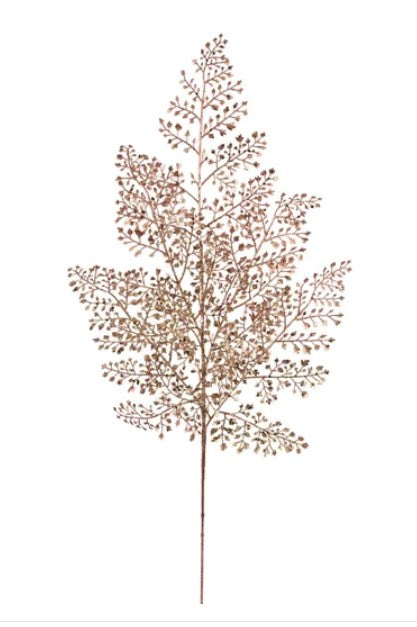 a tree with a brown stem and numerous small leaves, creating a detailed and intricate appearance.