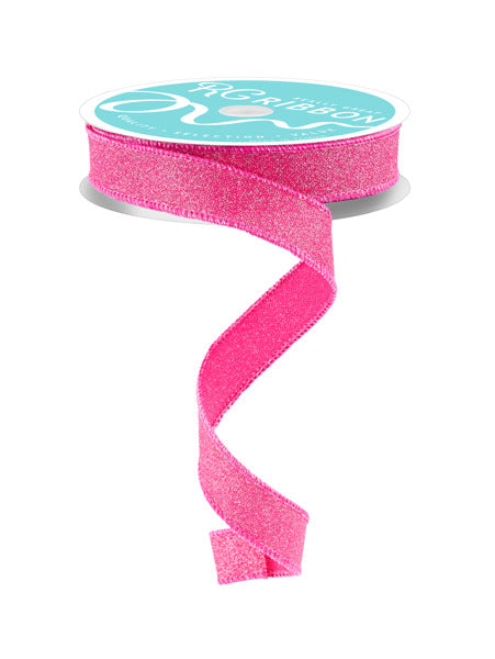 a pink ribbon on a white background