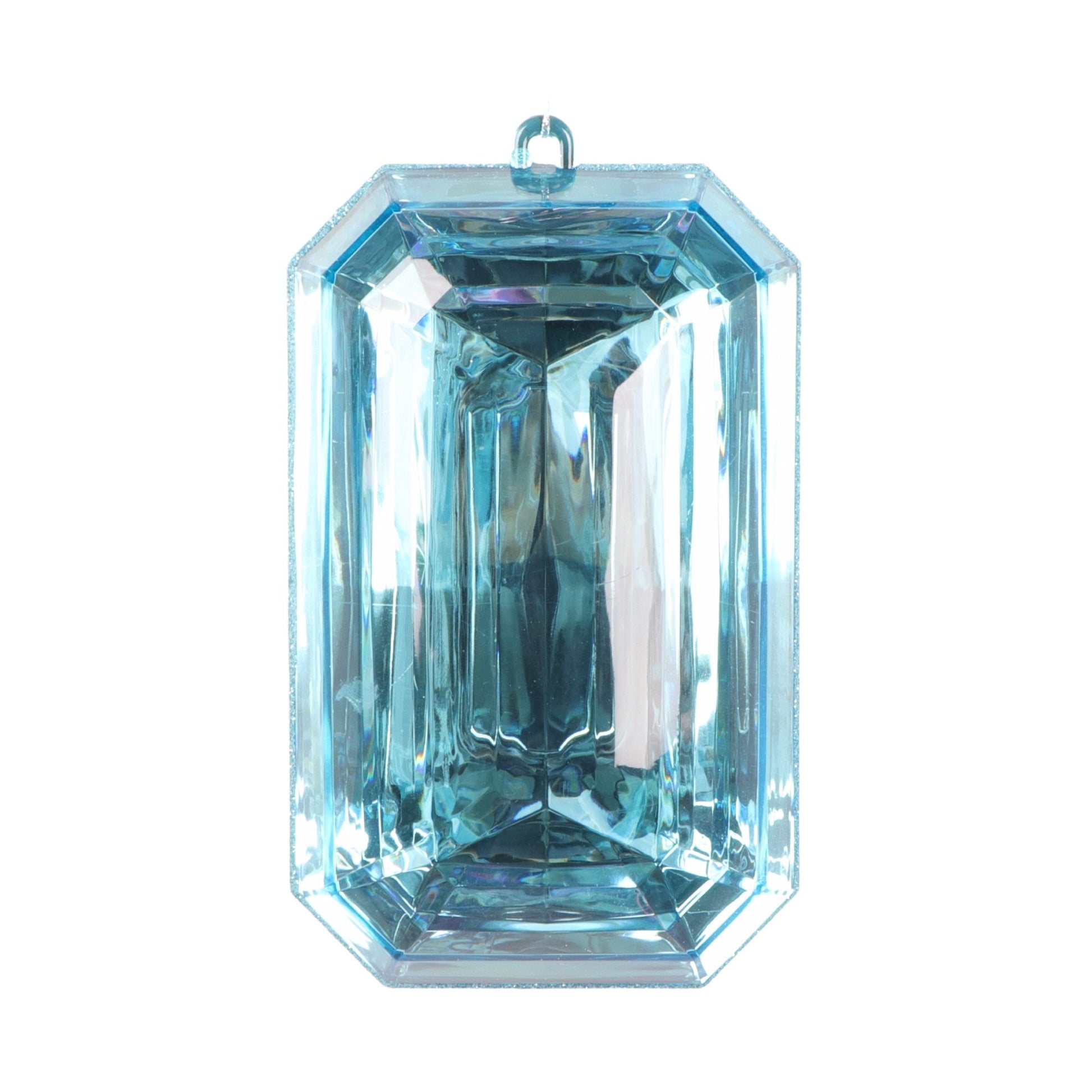 a large blue diamond on a white background