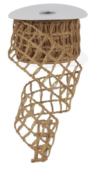 a roll of jute rope on a white background