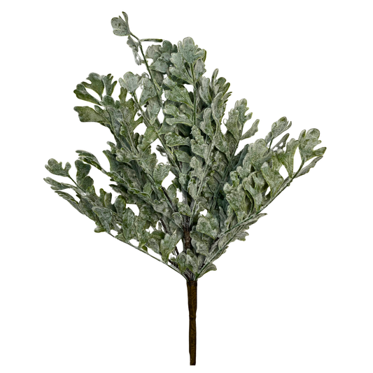 A branch with green leaves and a brown stem.