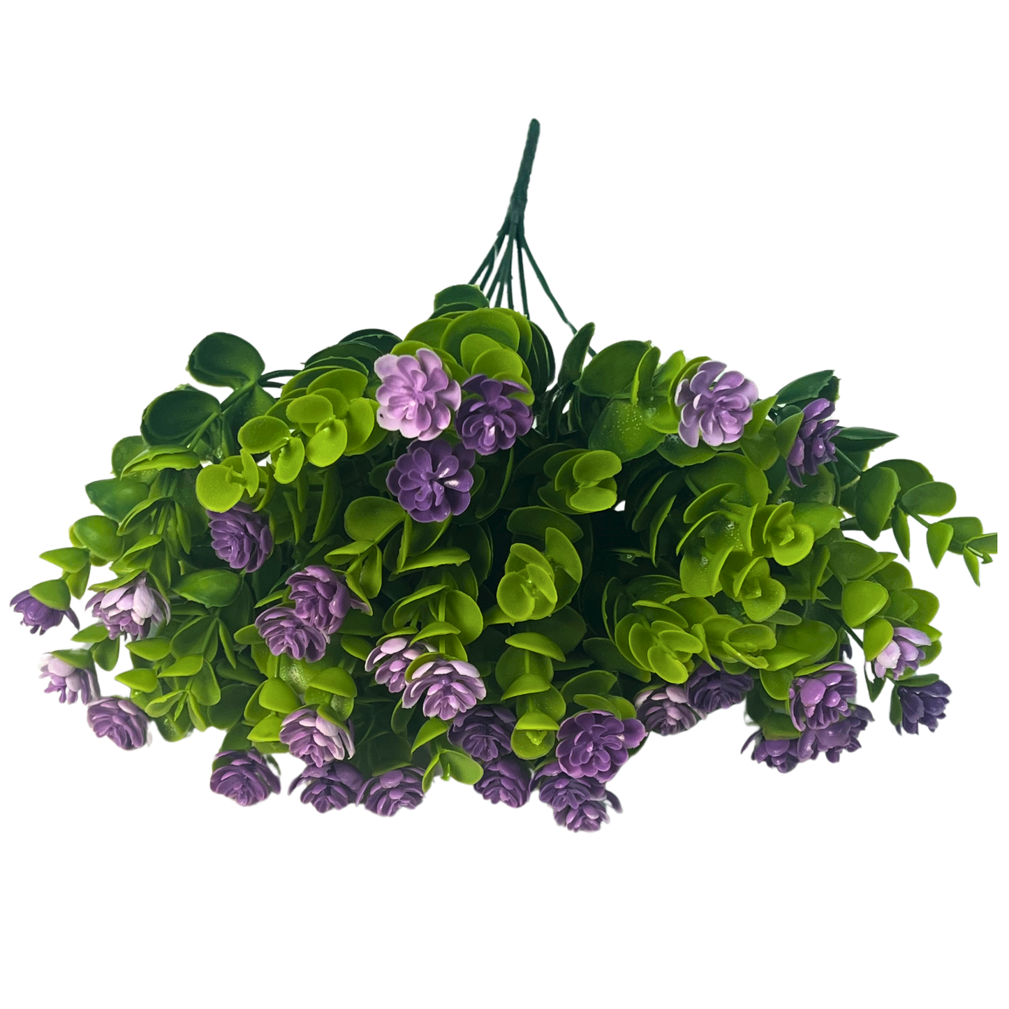 Eucalyptus/Flower Bush 12.5" Lavender-UV-E64261835