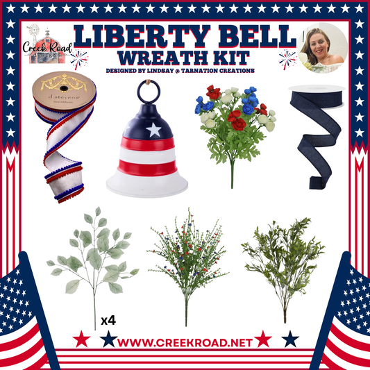 Liberty Bell Wreath Kit-Designed By Lindsay