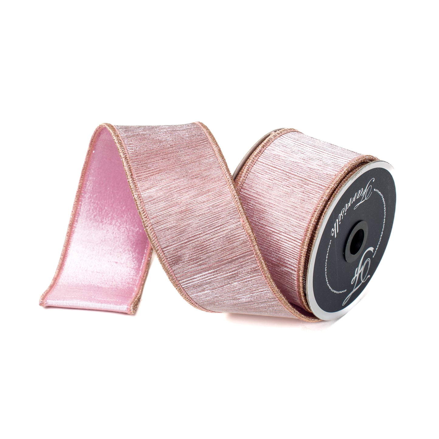 2.5" x 10 yd. Farrisilk Manhattan Pink Designer Ribbon-RK616-14