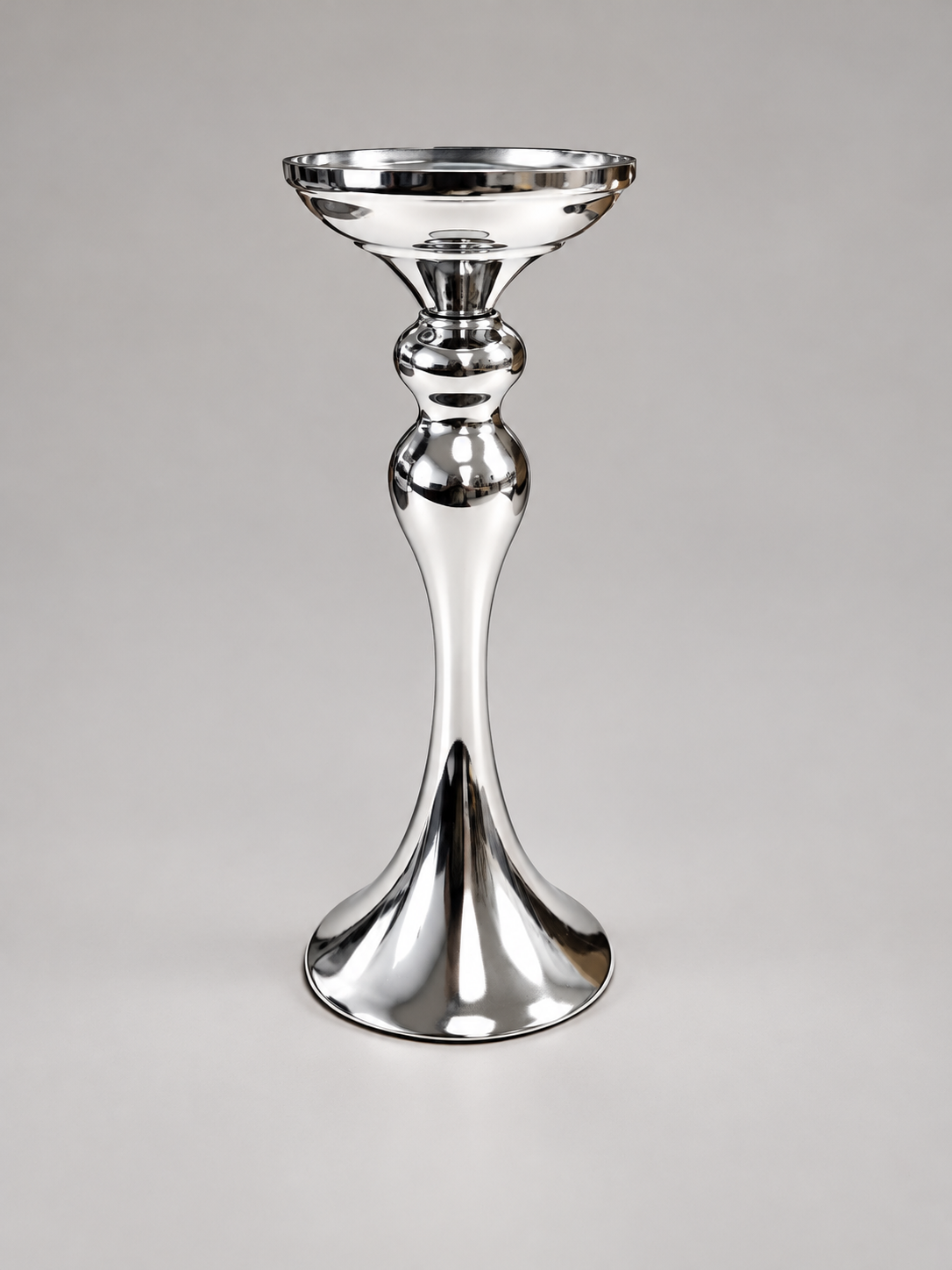 Candlestick-Silver-European style Candle Holder-CRD-1113