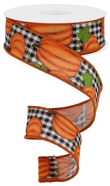 a ribbon with a picture of carrots on it