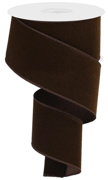 A brown, spiral-shaped ribbon is shown against a white background.
