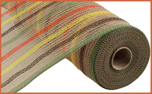 a roll of woven fabric with a red frame