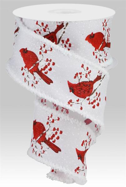 a roll of toilet paper with red birds on it