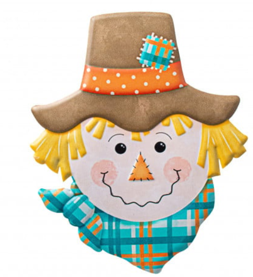 a scarecrow with a hat on top of it