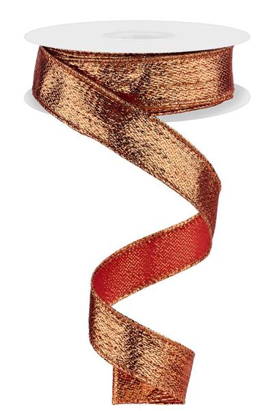 a red and gold ribbon on a white background