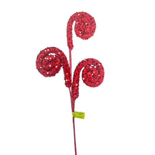 a flower made of beads on a white background