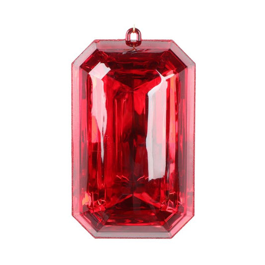 a large red diamond on a white background