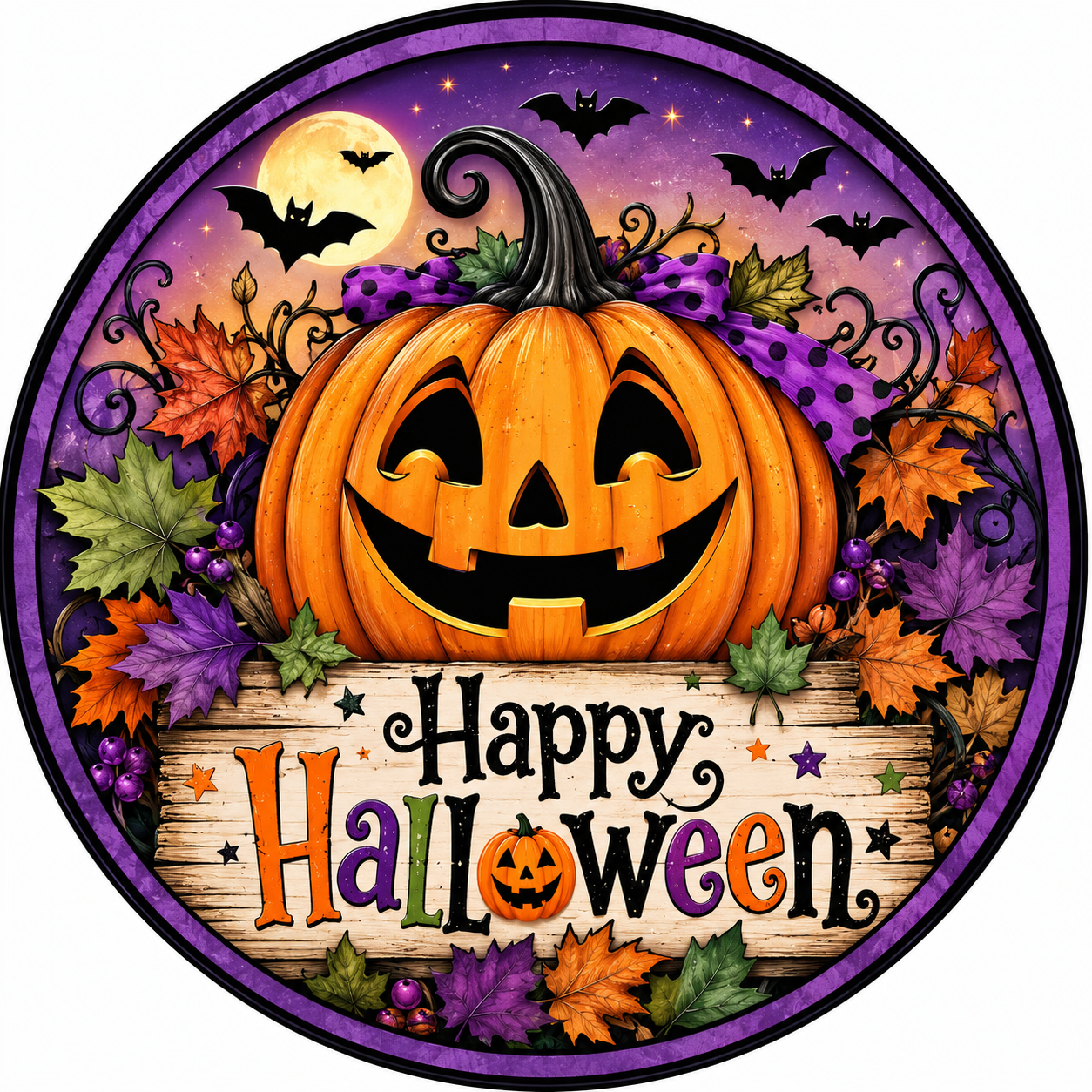 Happy Halloween Trick-Trick or Treat- 2 CHOICES-Trick or Treat or Happy Halloween