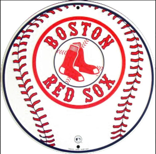 12" Diameter Boston Red Sox Officially Licensed MLB Sign-Baseball American League