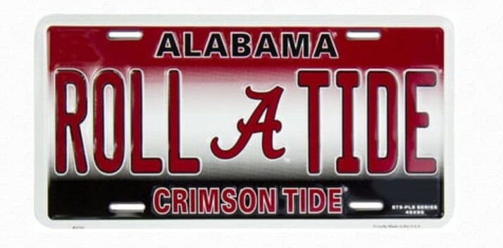Texas A&M Gig Em License Plate Officially Licensed 12"x 6" -Sports-College