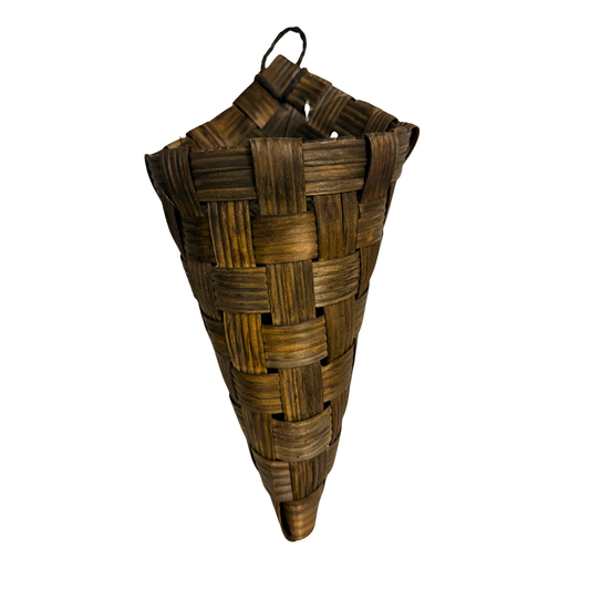 Tabacco Cone Basket-Brown-M10702
