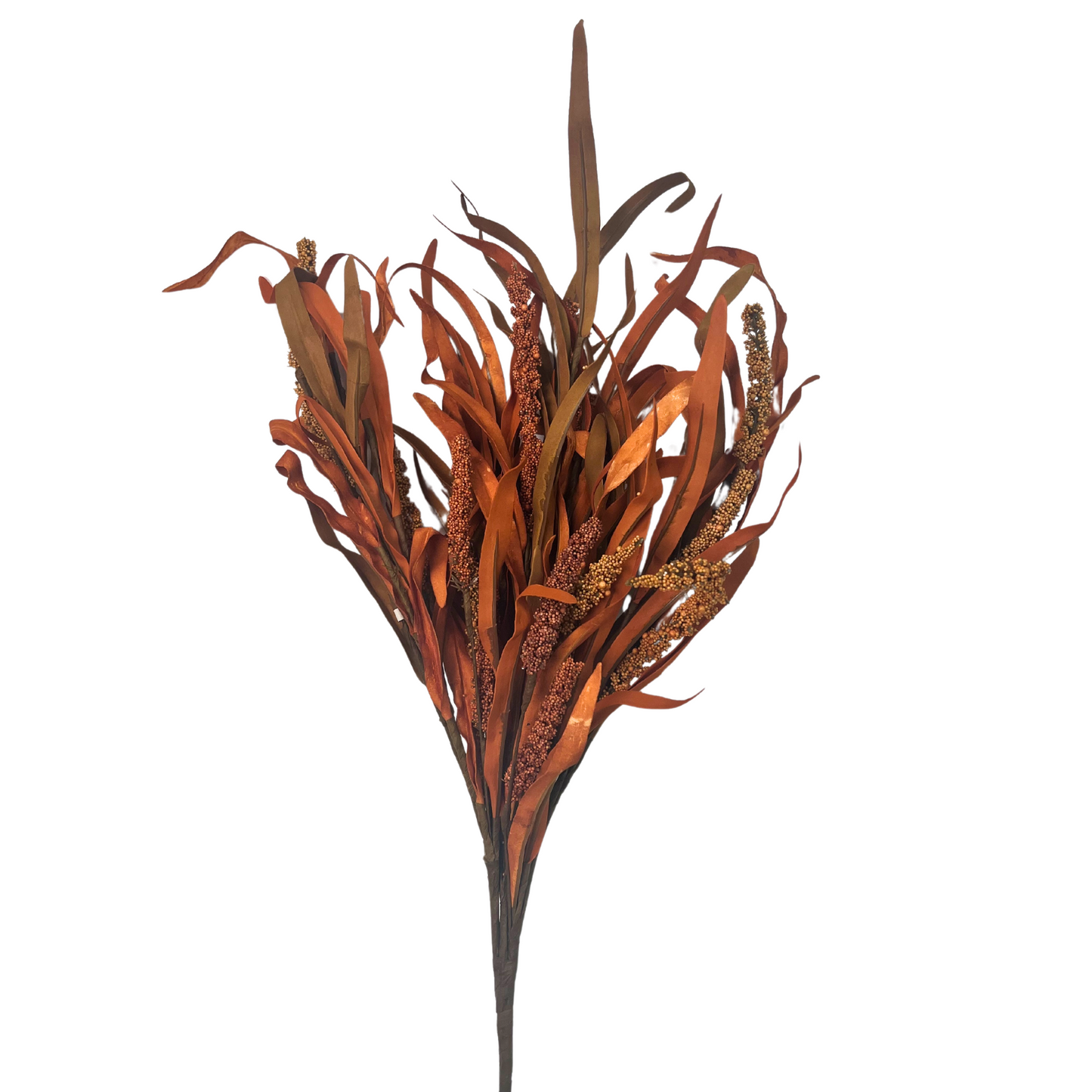 Millet Seed & Grass Bush, 23", Orange/Gold - 5242-OGGO