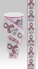 Load image into Gallery viewer, 2.5&quot; X 10Yd Wired Ribbon-Breast Cancer/Animal Print-RGC108927-Fall
