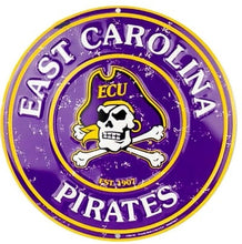 Load image into Gallery viewer, 12&quot; Diameter East Carolina Pirates Officially Licensed Collegiate Sign-Sports-College
