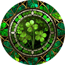 Load image into Gallery viewer, Lucky Irish Clover Wreath Sign-Sublimation-Attachment-Decor
